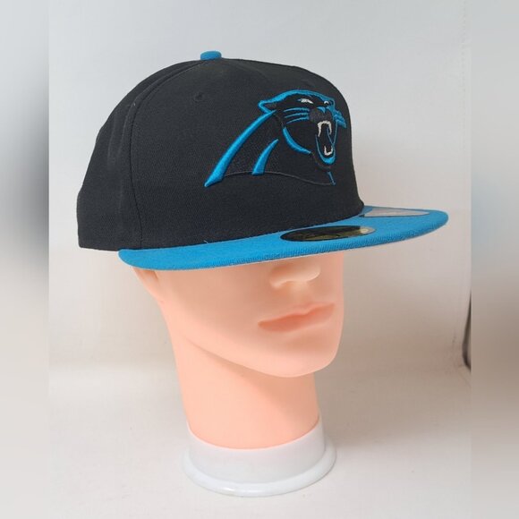 New Era 59Fifty NFL Team Carolina Panthers Hat Baseball Cap Football 7 3/4 - Picture 3 of 7